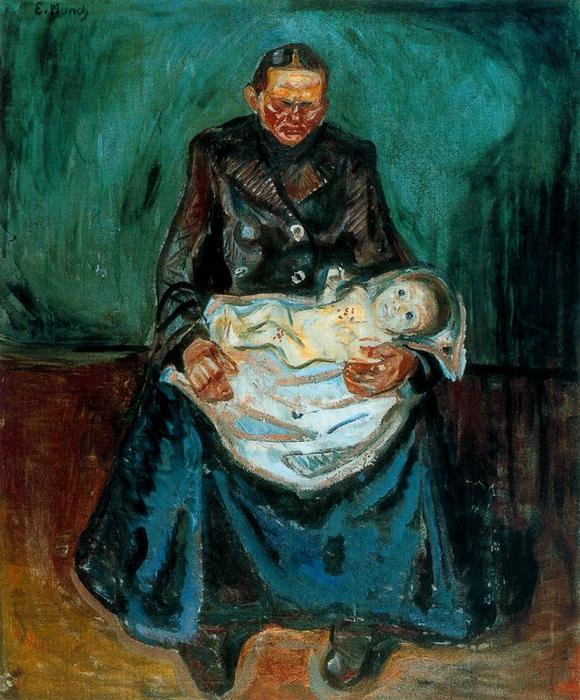 WikiOO.org - دایره المعارف هنرهای زیبا - نقاشی، آثار هنری Edvard Munch - Inheritance