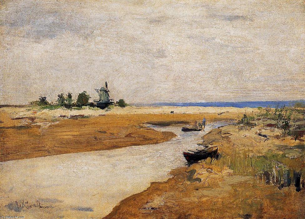 Wikioo.org - The Encyclopedia of Fine Arts - Painting, Artwork by John Henry Twachtman - The Inlet