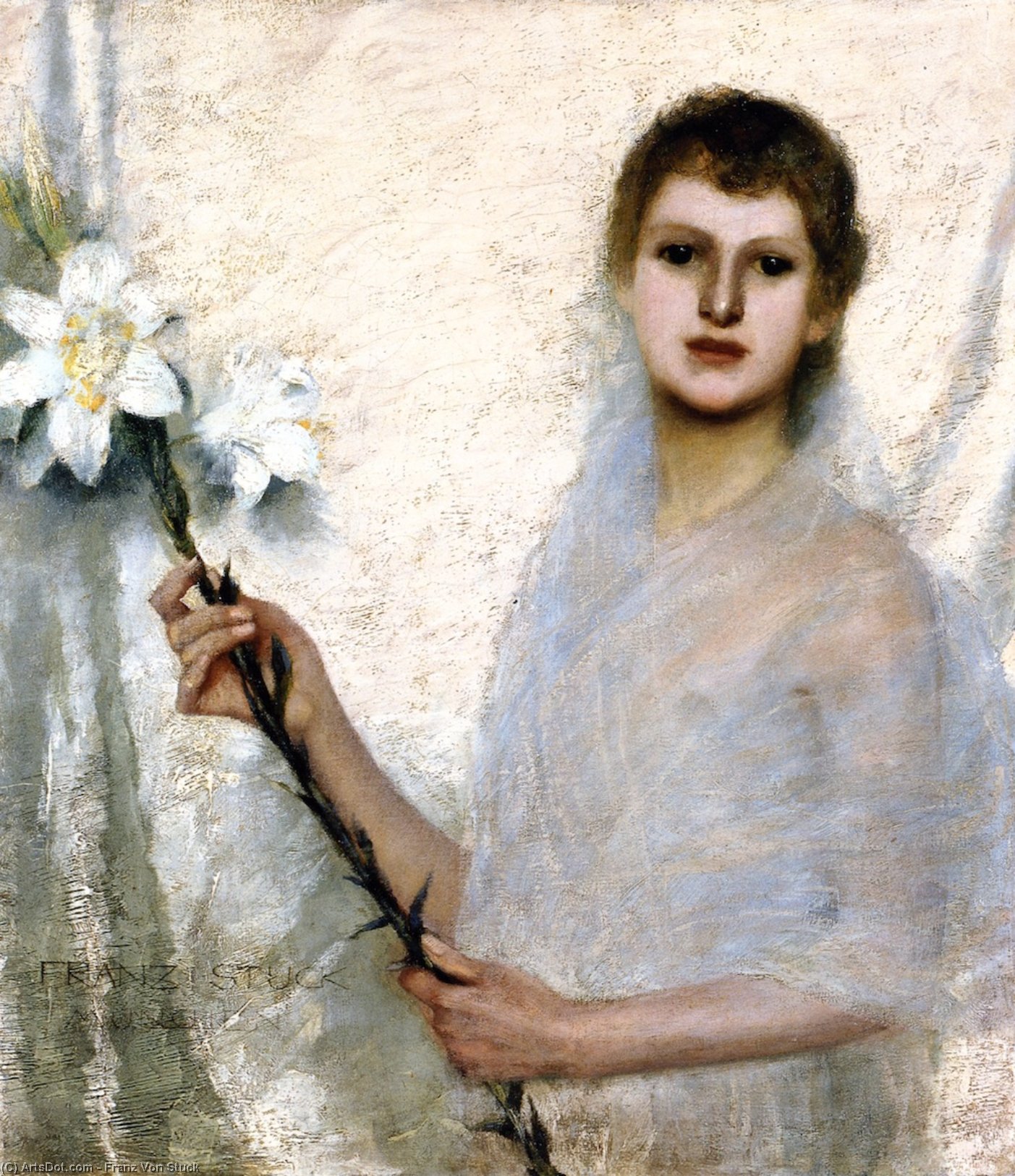 Wikioo.org - The Encyclopedia of Fine Arts - Painting, Artwork by Franz Von Stuck - Innocentia