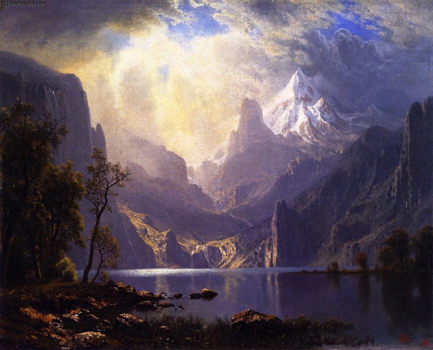 Wikioo.org - The Encyclopedia of Fine Arts - Painting, Artwork by Albert Bierstadt - In the Sierras