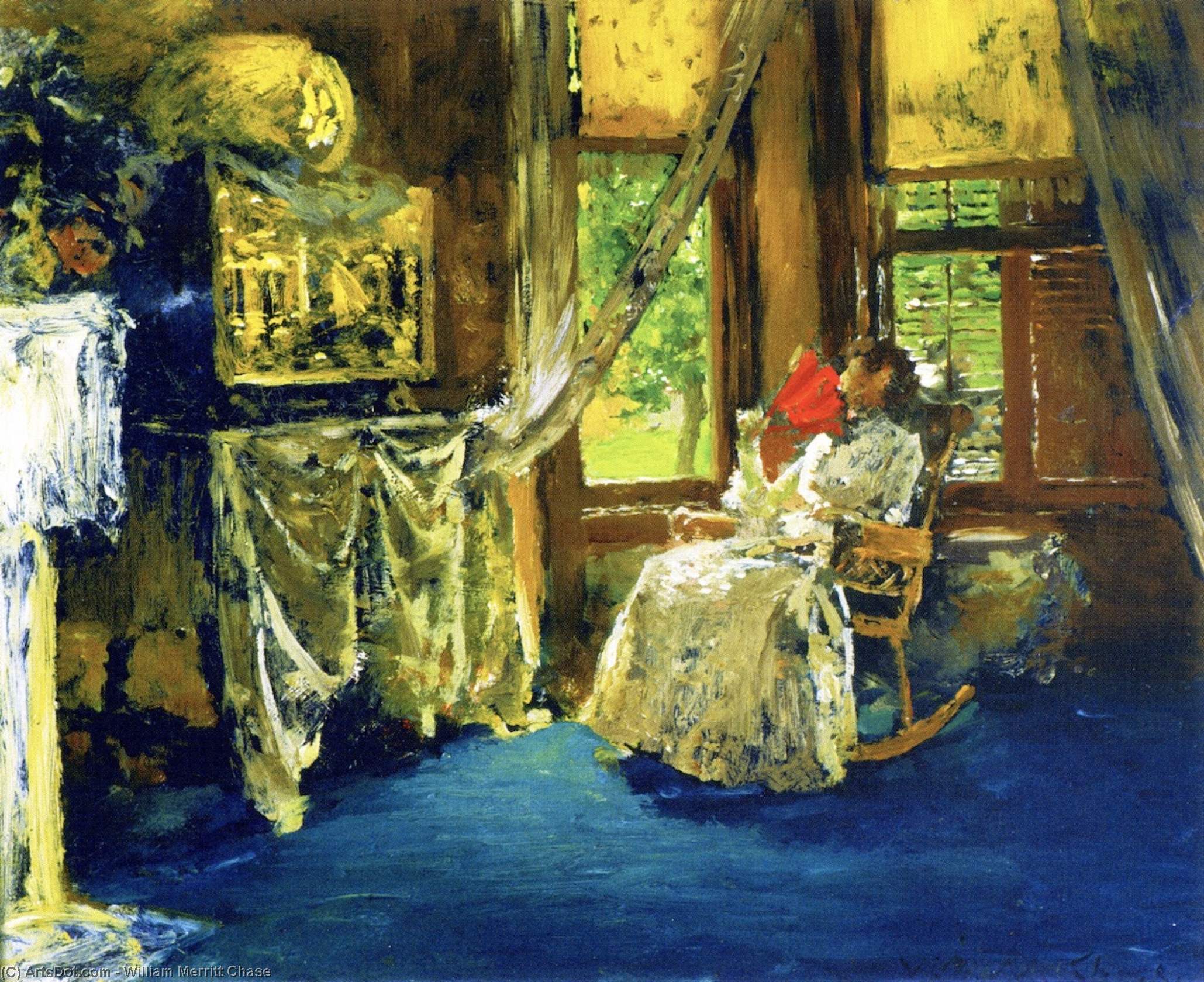 Wikioo.org - The Encyclopedia of Fine Arts - Painting, Artwork by William Merritt Chase - Interior