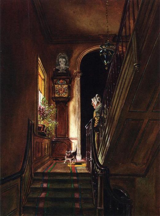 Wikioo.org - The Encyclopedia of Fine Arts - Painting, Artwork by Edward Lamson Henry - Interior at Petworth