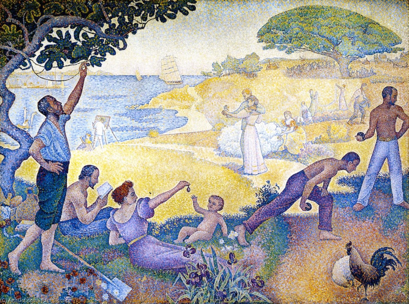 Wikioo.org - The Encyclopedia of Fine Arts - Painting, Artwork by Paul Signac - In the Time of Harmony