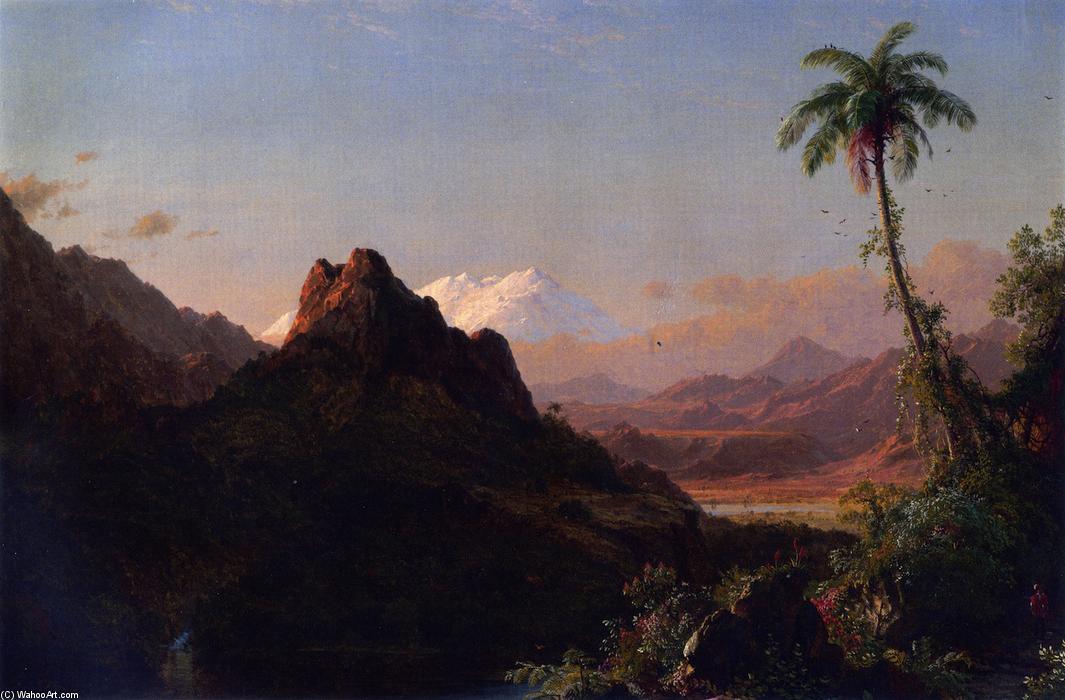 Wikioo.org - The Encyclopedia of Fine Arts - Painting, Artwork by Frederic Edwin Church - In the Tropics