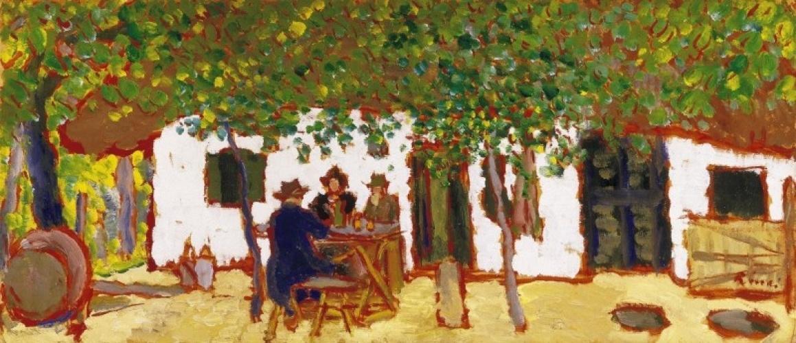 Wikioo.org - The Encyclopedia of Fine Arts - Painting, Artwork by Jozsef Rippl Ronai - In the Vineyard