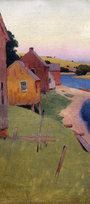 Wikioo.org - The Encyclopedia of Fine Arts - Painting, Artwork by Arthur Wesley Dow - Ipswich Shanties