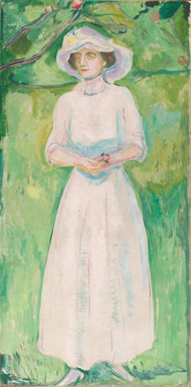 WikiOO.org - Enciklopedija dailės - Tapyba, meno kuriniai Edvard Munch - Irmgard Steinbarth