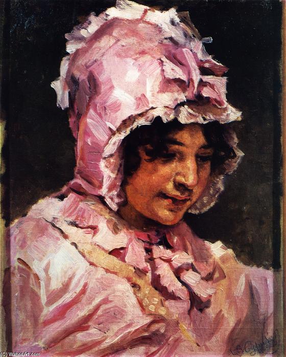 Wikioo.org - The Encyclopedia of Fine Arts - Painting, Artwork by Vasili Ivanovich Surikov - An Italian Girl