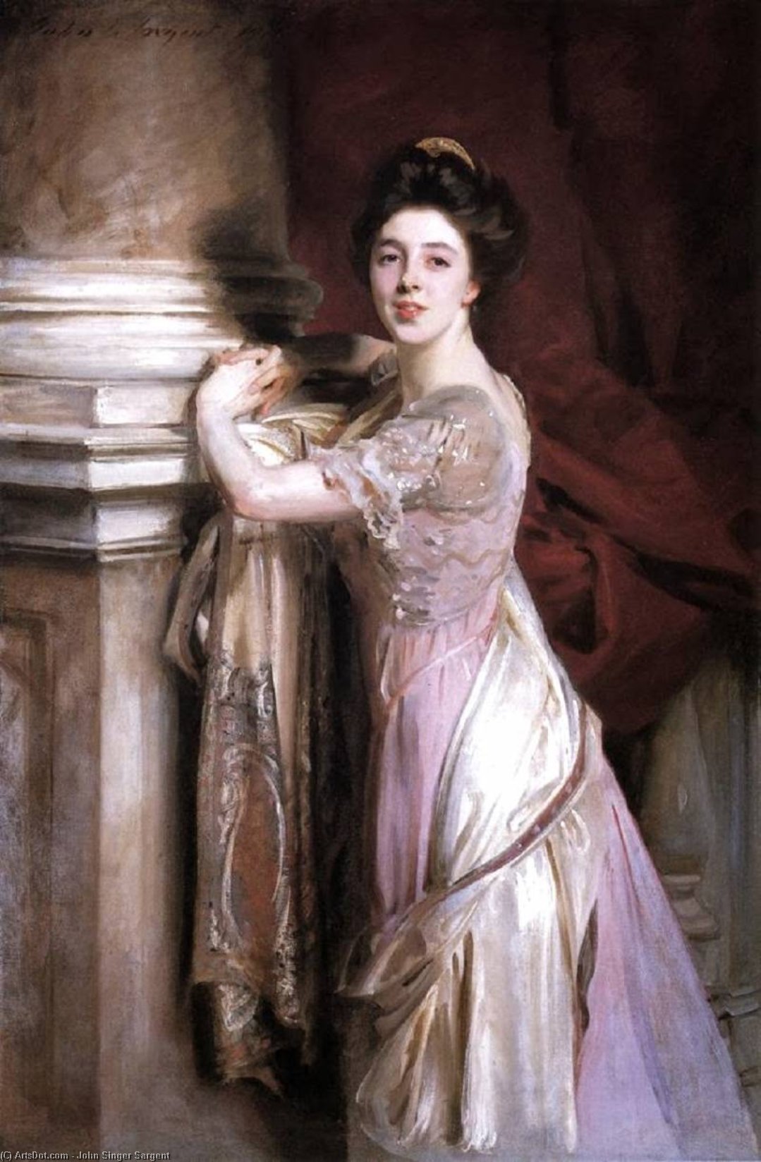 Wikioo.org - The Encyclopedia of Fine Arts - Painting, Artwork by John Singer Sargent - Izme Vickers
