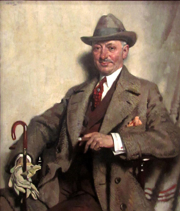 Wikioo.org - The Encyclopedia of Fine Arts - Painting, Artwork by William Newenham Montague Orpen - Jacob Epstein