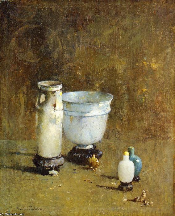 Wikioo.org - The Encyclopedia of Fine Arts - Painting, Artwork by Soren Emil Carlsen - Jade and Ancient Glass