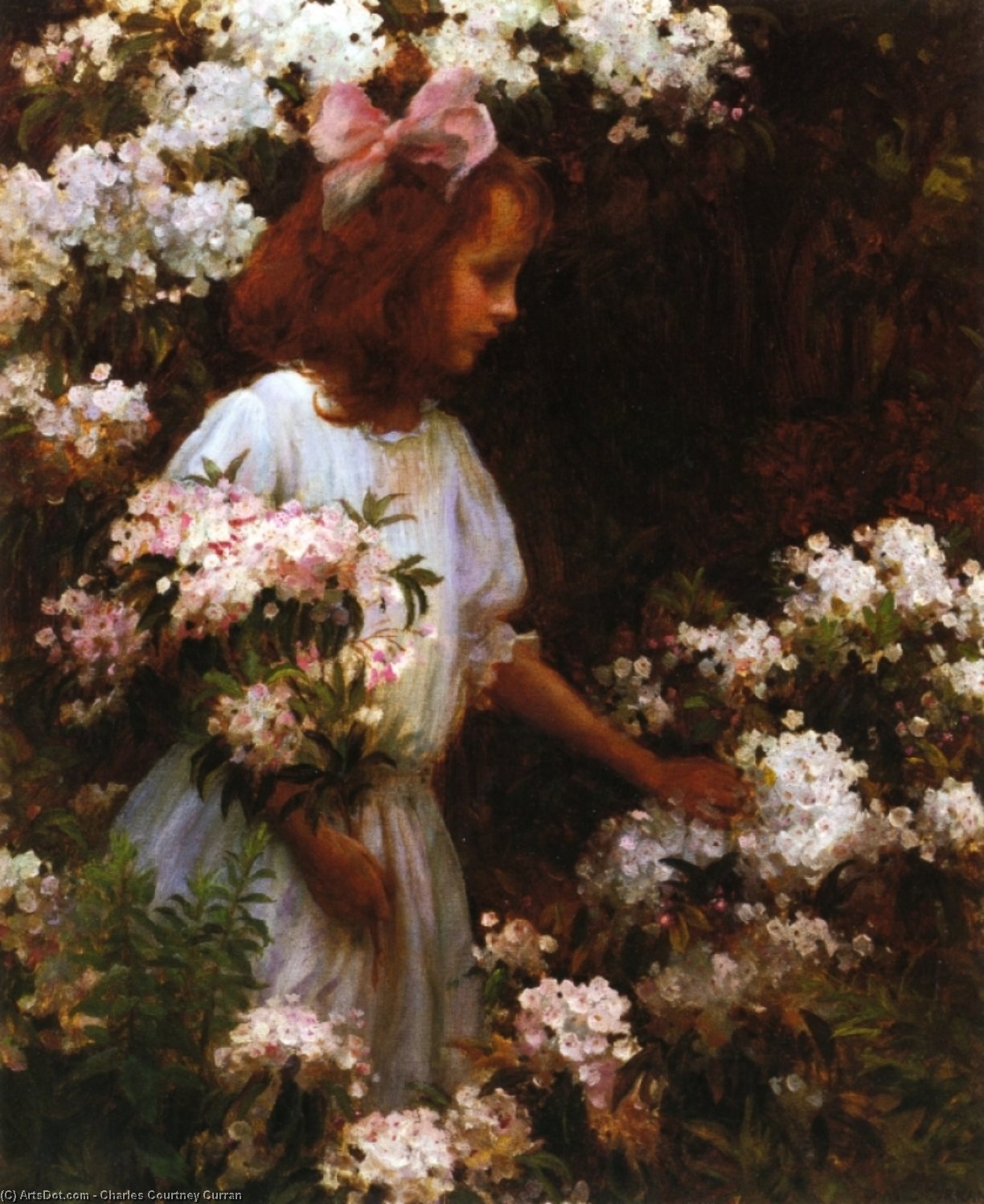 Wikioo.org - The Encyclopedia of Fine Arts - Painting, Artwork by Charles Courtney Curran - Jane Huntington McKelvey
