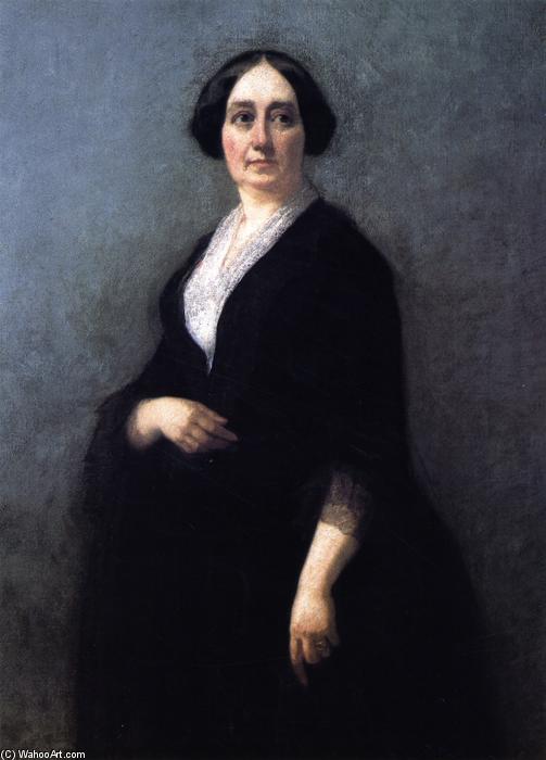 WikiOO.org - Encyclopedia of Fine Arts - Schilderen, Artwork William Morris Hunt - Jane Maria Leavitt Hunt