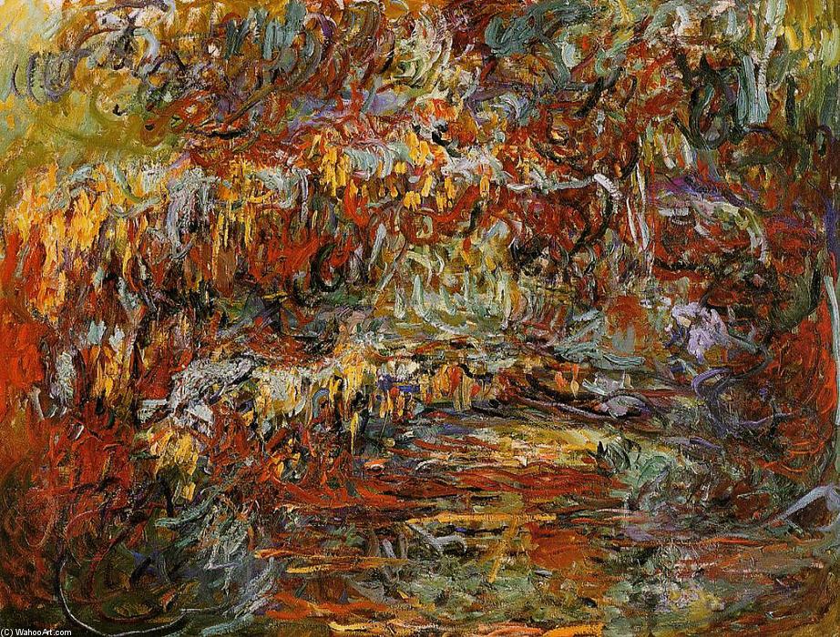 WikiOO.org - Güzel Sanatlar Ansiklopedisi - Resim, Resimler Claude Monet - The Japanese Bridge