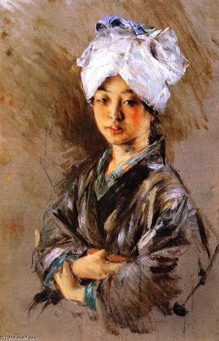 WikiOO.org - Енциклопедія образотворчого мистецтва - Живопис, Картини
 Robert Frederick Blum - Japanese Woman