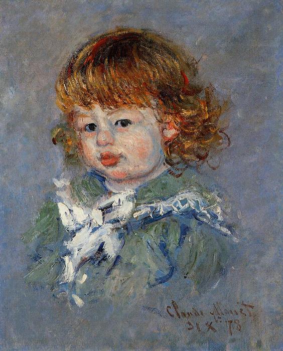 WikiOO.org - دایره المعارف هنرهای زیبا - نقاشی، آثار هنری Claude Monet - Jean-Pierre Hoschede, called 'Bebe Jean'