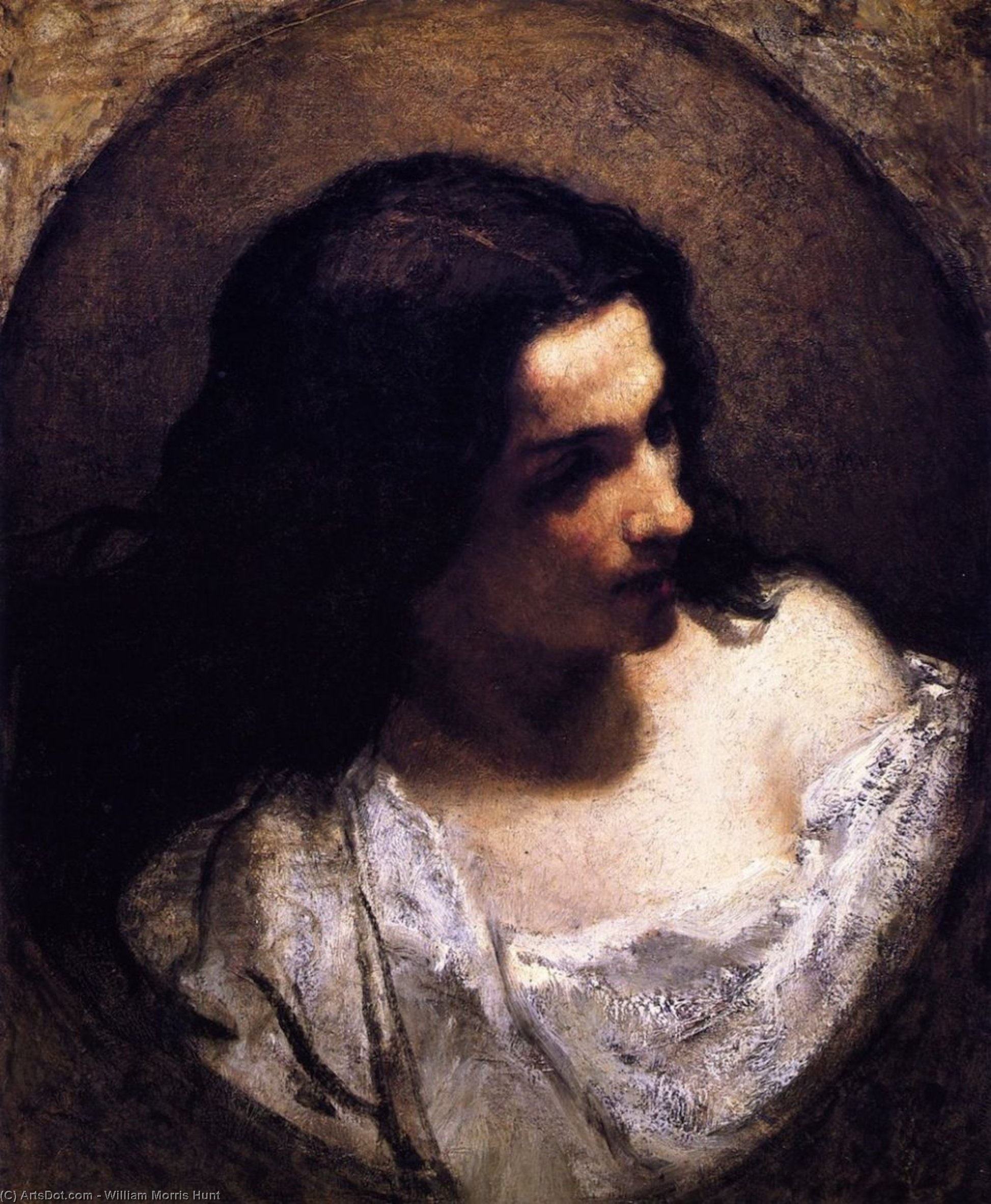Wikioo.org - The Encyclopedia of Fine Arts - Painting, Artwork by William Morris Hunt - The Jewess