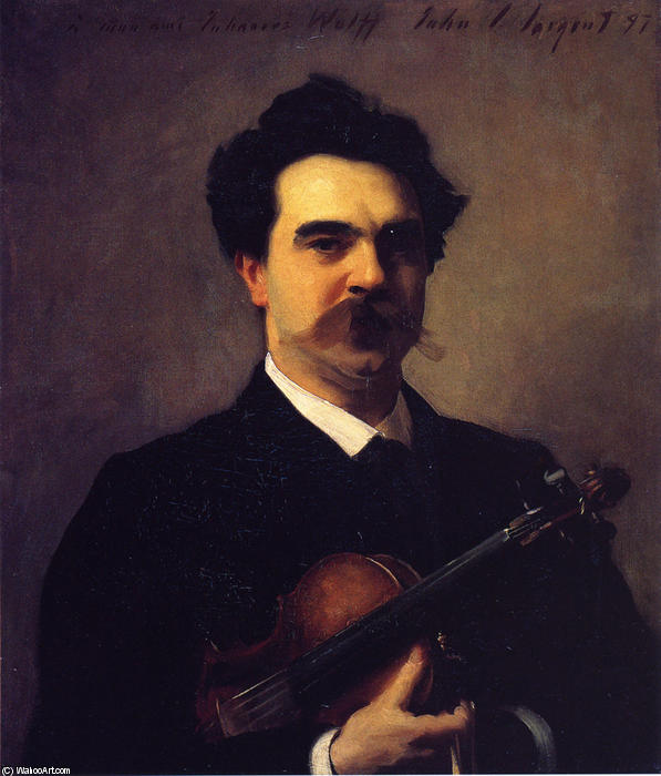 Wikioo.org - The Encyclopedia of Fine Arts - Painting, Artwork by John Singer Sargent - Johannes Wolff