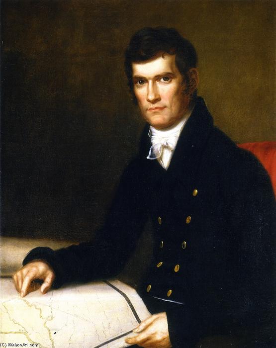 Wikioo.org - The Encyclopedia of Fine Arts - Painting, Artwork by Charles Bird King - John C. Calhoun, Secretary of War
