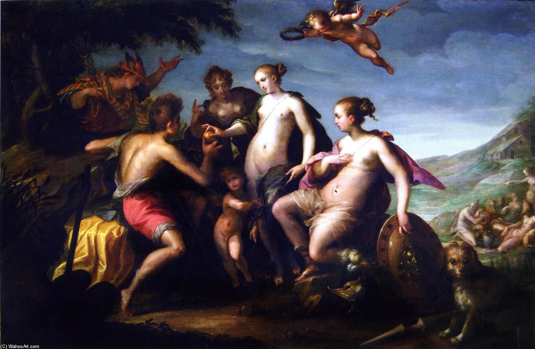 Wikioo.org - The Encyclopedia of Fine Arts - Painting, Artwork by Hans Von Aachen - The Judgement of Paris