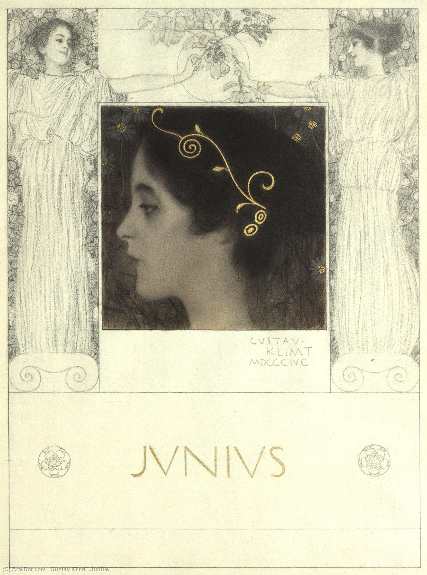 WikiOO.org - Encyclopedia of Fine Arts - Malba, Artwork Gustav Klimt - Junius