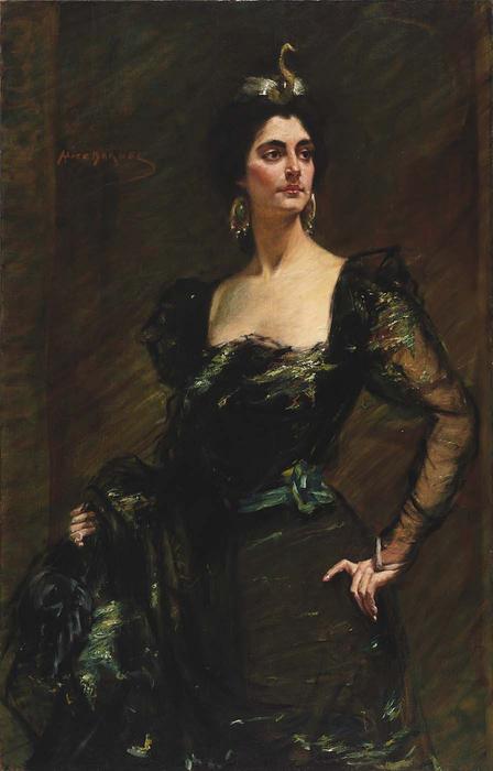 Wikioo.org - The Encyclopedia of Fine Arts - Painting, Artwork by Alice Pike Barney - Kate Deering Ridgely