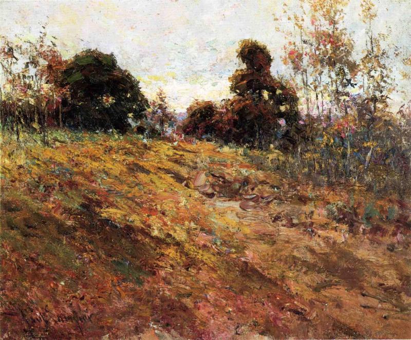 Wikioo.org - The Encyclopedia of Fine Arts - Painting, Artwork by Paul Sawyier - Kentucky Autumn