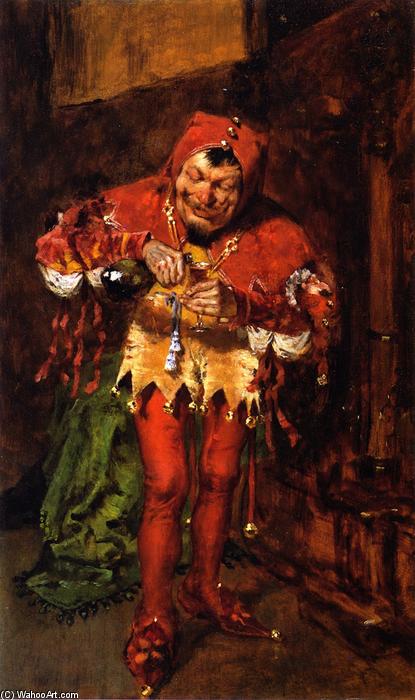 Wikioo.org - The Encyclopedia of Fine Arts - Painting, Artwork by William Merritt Chase - Keying Up - The Court Jester (study)
