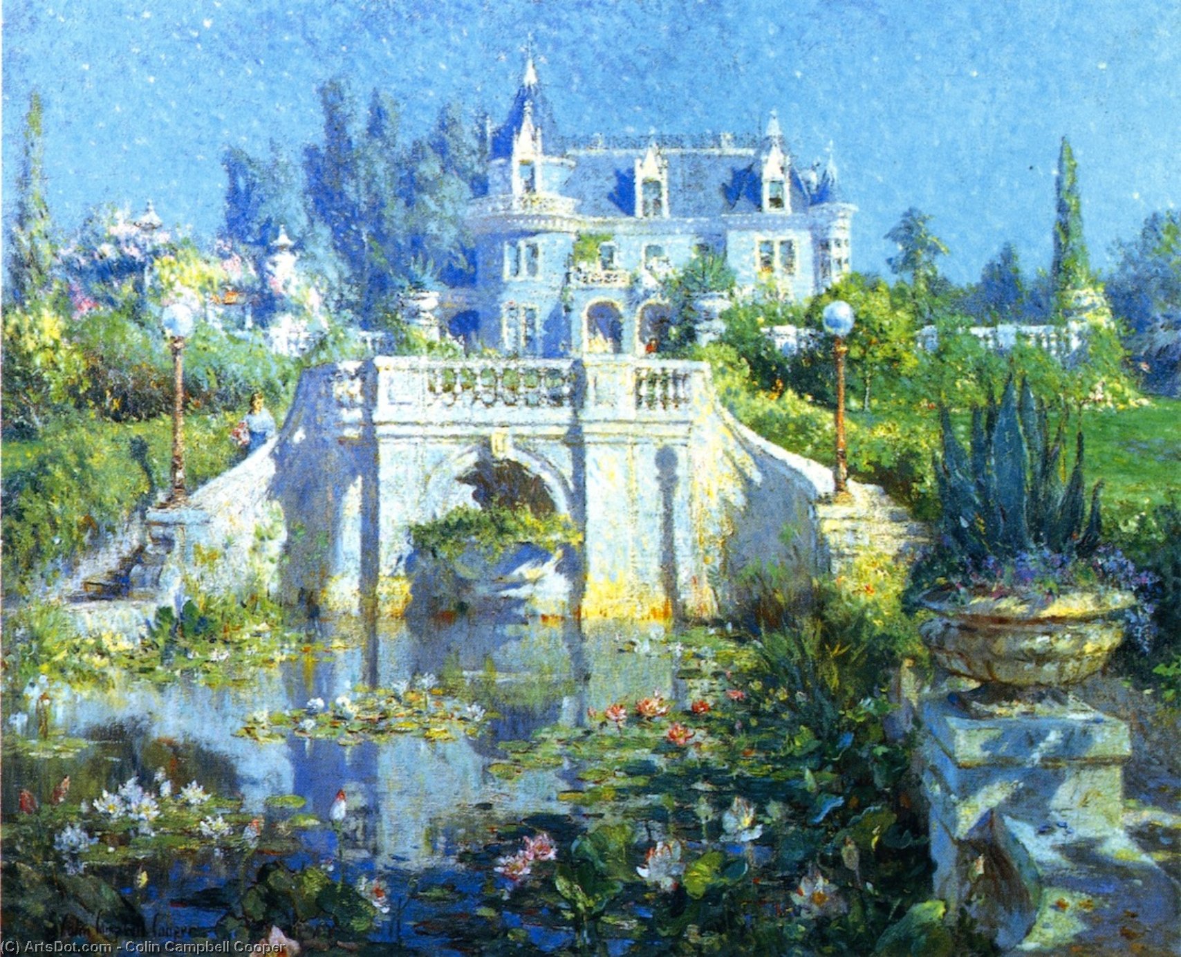 Wikioo.org - The Encyclopedia of Fine Arts - Painting, Artwork by Colin Campbell Cooper - Kimberly Crest