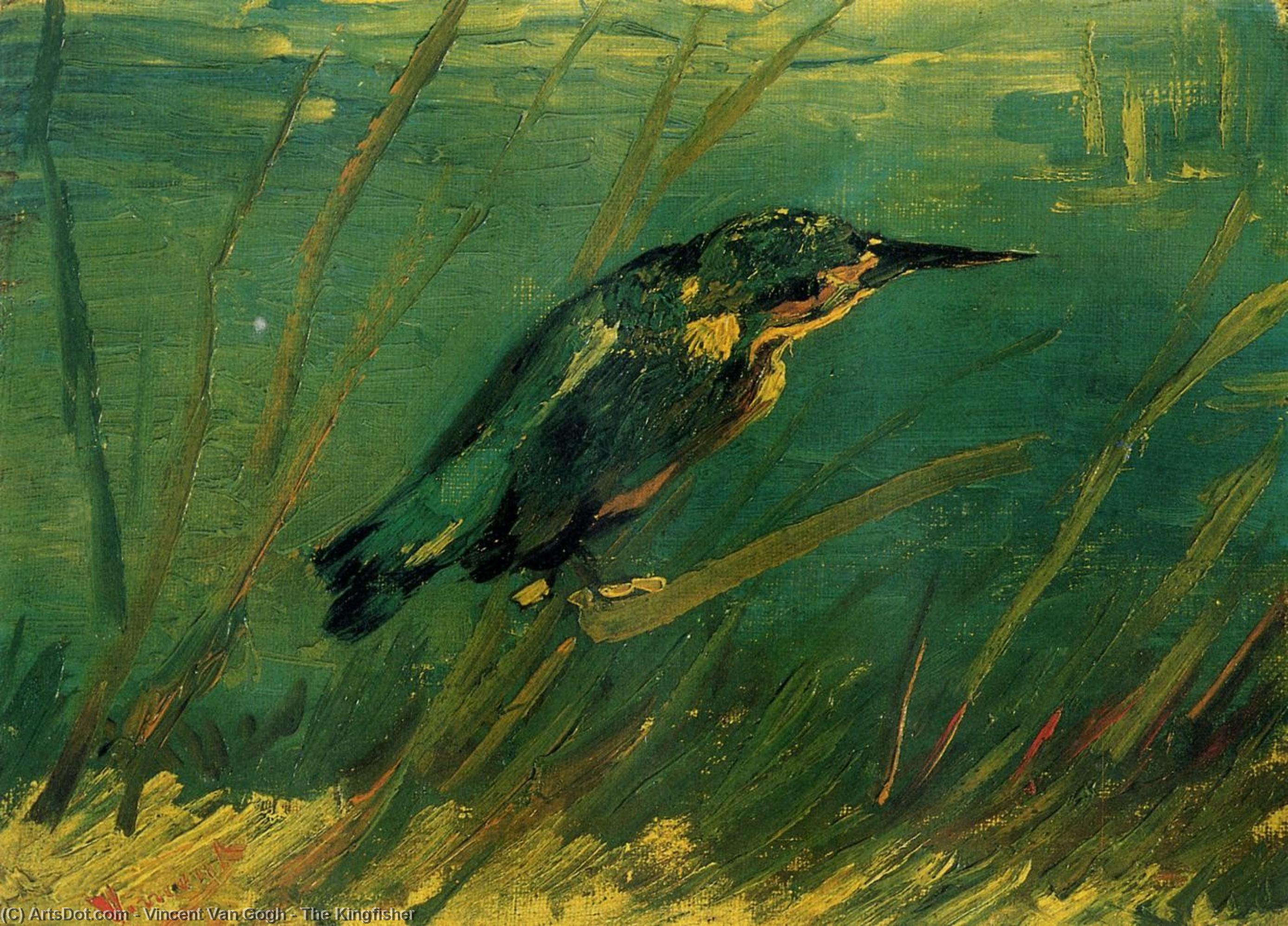 Wikioo.org - The Encyclopedia of Fine Arts - Painting, Artwork by Vincent Van Gogh - The Kingfisher
