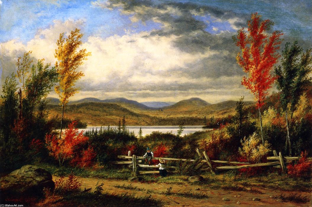 Wikioo.org - The Encyclopedia of Fine Arts - Painting, Artwork by Cornelius David Krieghoff - Lac Laurent: Autumn
