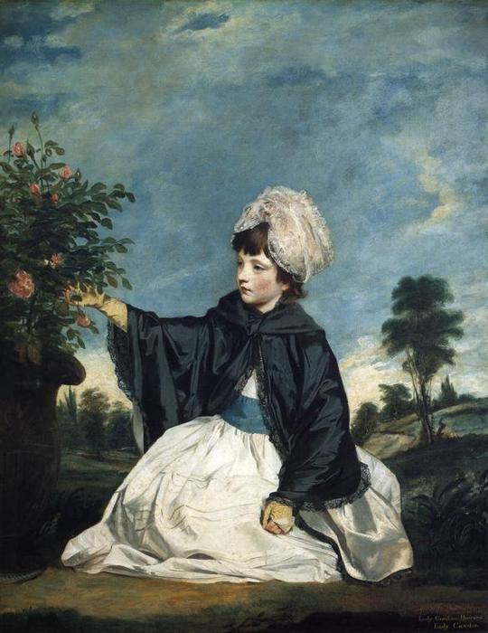 WikiOO.org – 美術百科全書 - 繪畫，作品 Joshua Reynolds - 卡罗琳夫人霍华德