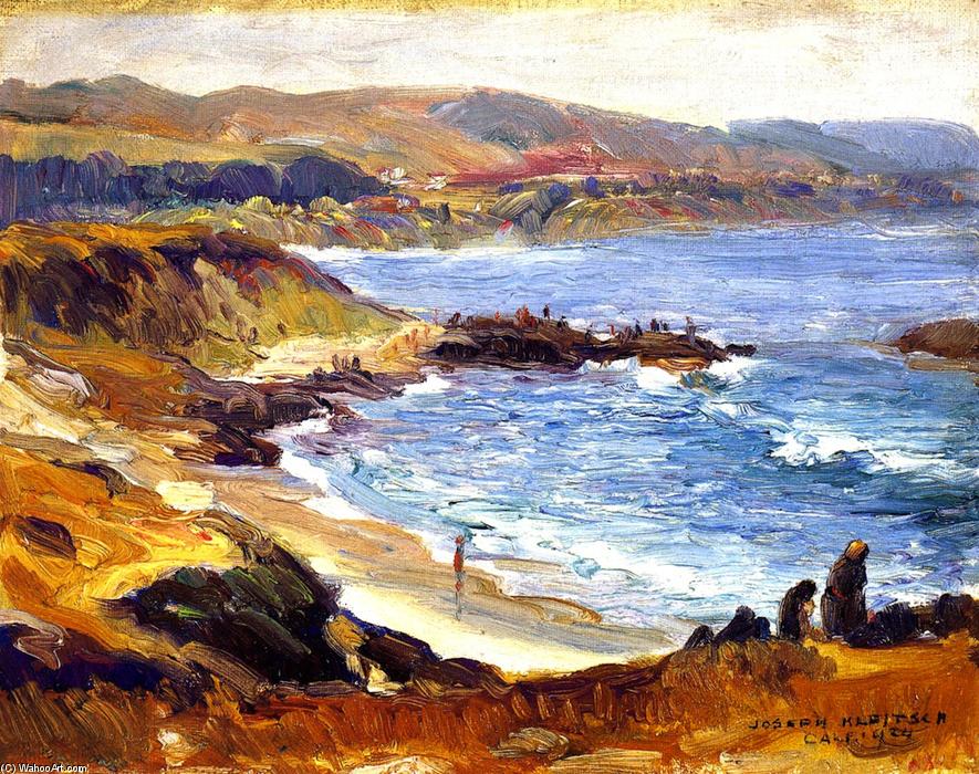 WikiOO.org - Encyclopedia of Fine Arts - Maleri, Artwork Joseph Kleitsch - Laguna Beach