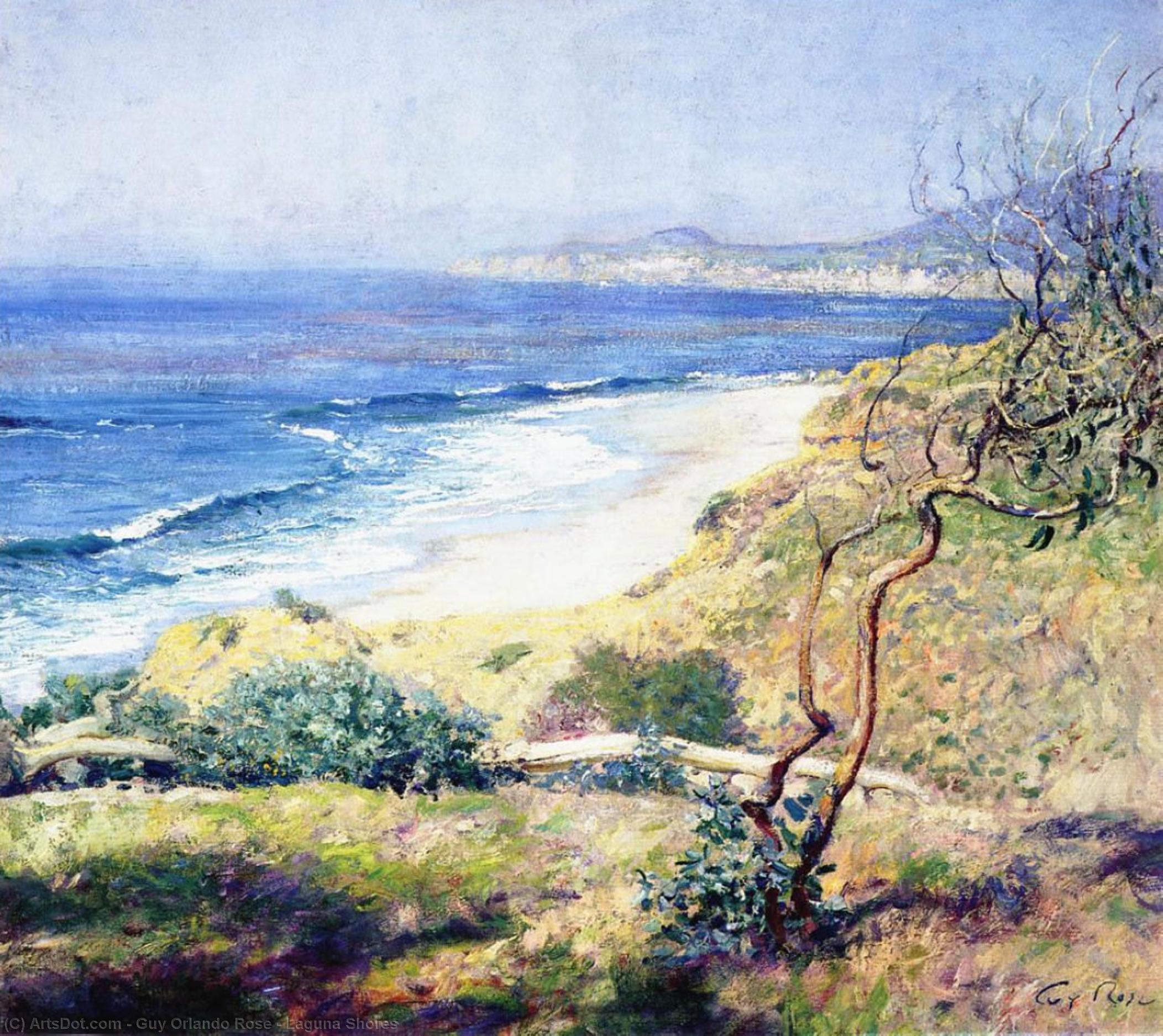 Wikioo.org - The Encyclopedia of Fine Arts - Painting, Artwork by Guy Orlando Rose - Laguna Shores
