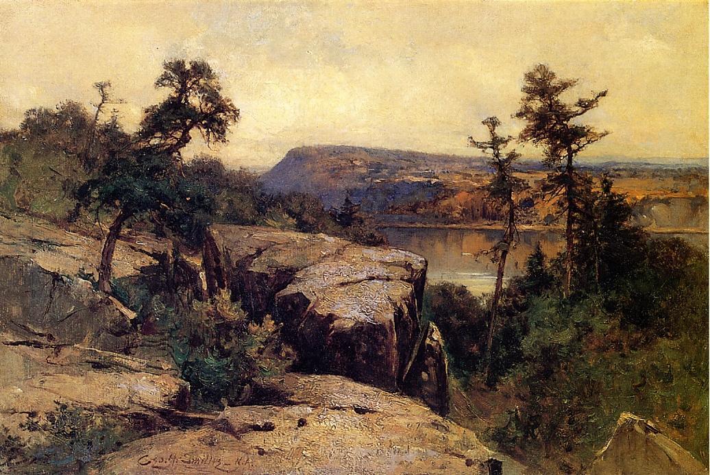 Wikioo.org - The Encyclopedia of Fine Arts - Painting, Artwork by George Henry Smillie - Lake Mohonk