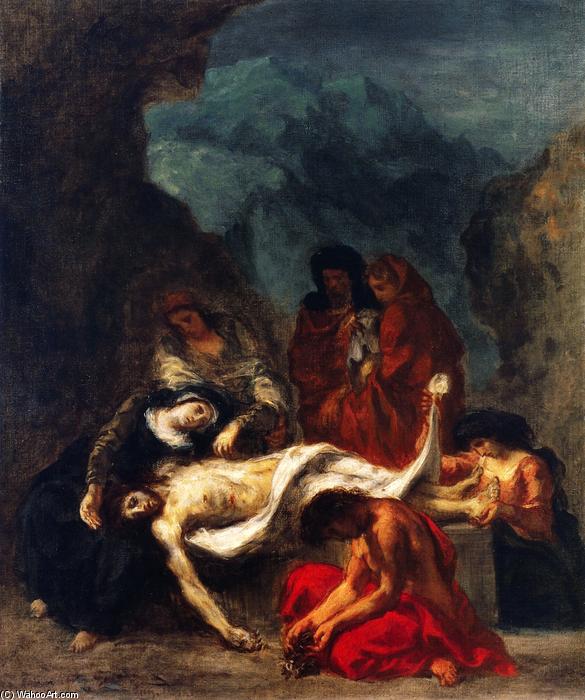 Wikioo.org - The Encyclopedia of Fine Arts - Painting, Artwork by Eugène Delacroix - The Lamentation