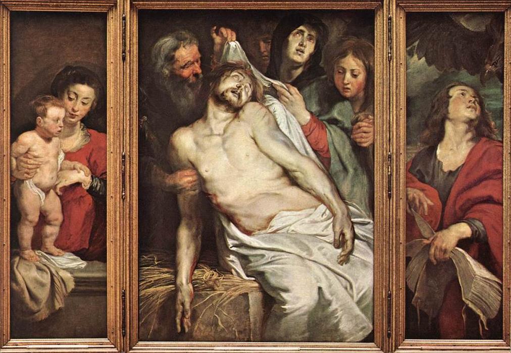 WikiOO.org – 美術百科全書 - 繪畫，作品 Peter Paul Rubens - 诉苦 的  基督