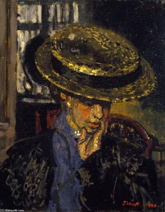 Wikioo.org - The Encyclopedia of Fine Arts - Painting, Artwork by Walter Richard Sickert - L'Américaine