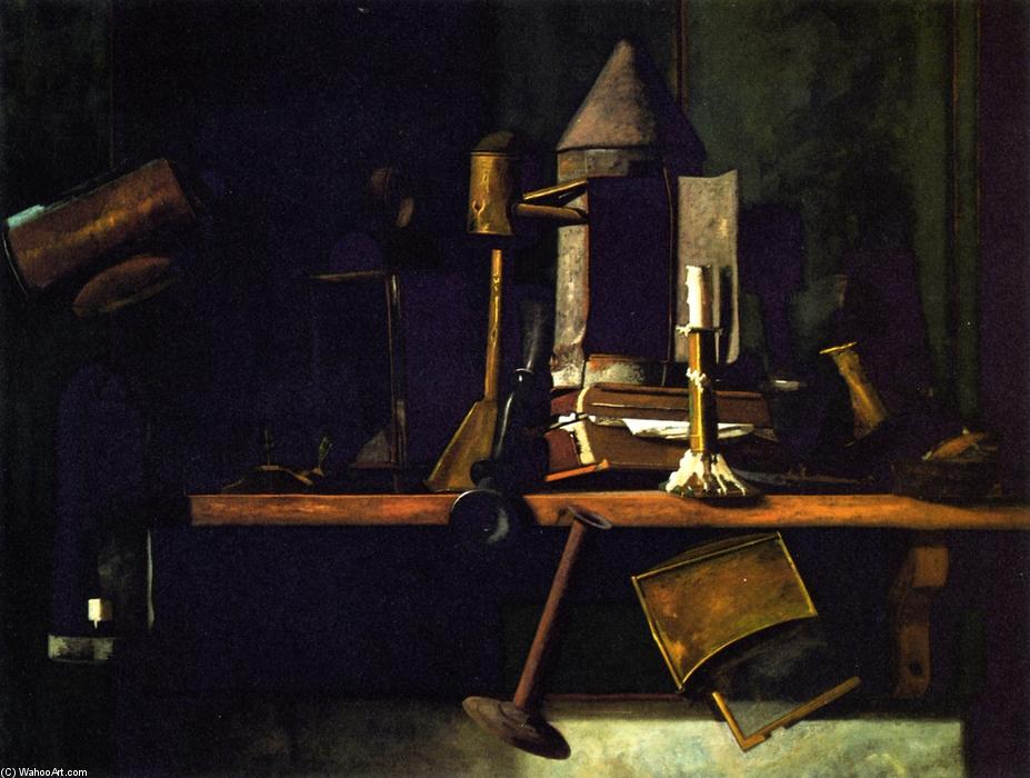 Wikioo.org - The Encyclopedia of Fine Arts - Painting, Artwork by John Frederick Peto - Lamps of Other Days