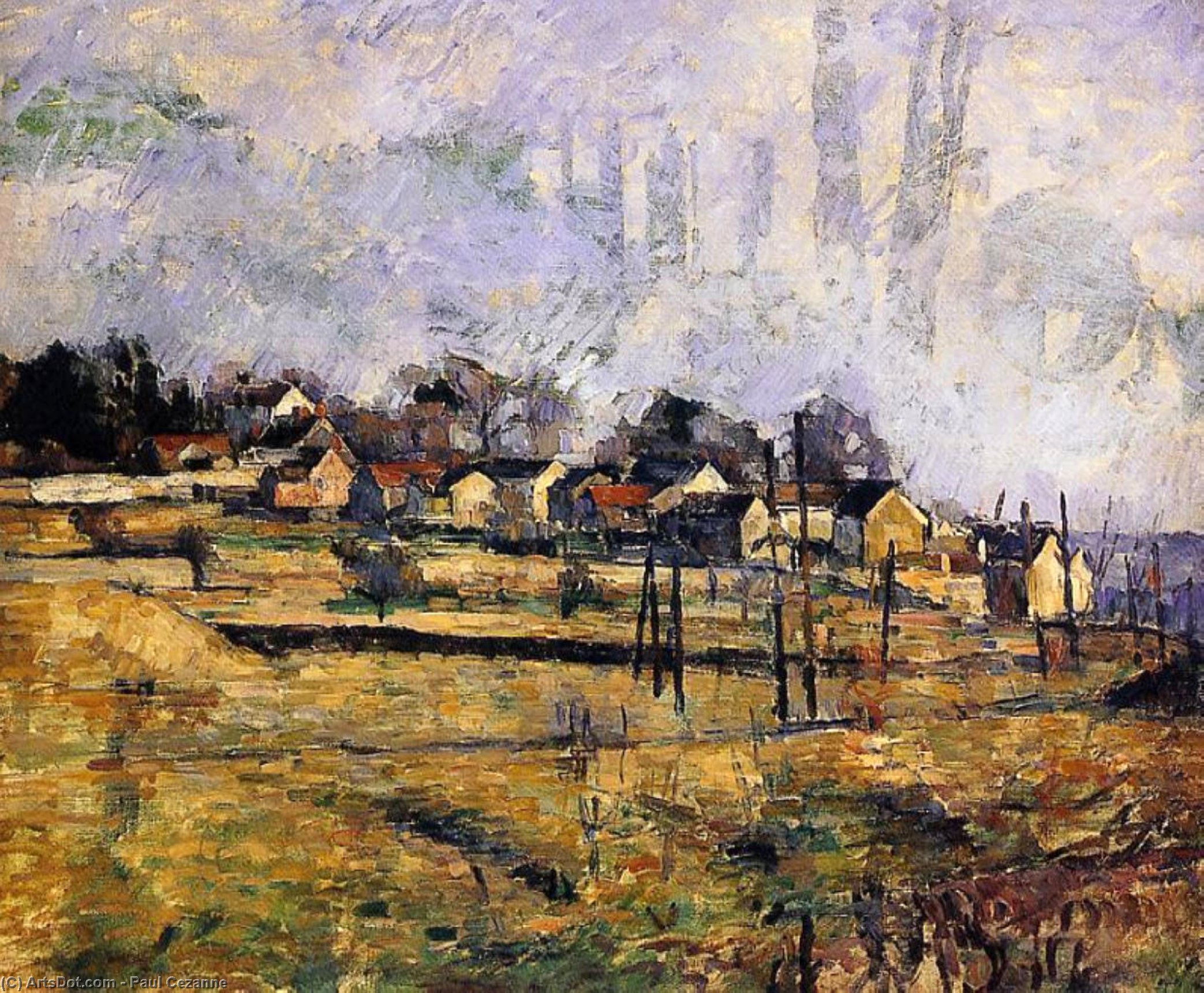 WikiOO.org - Енциклопедия за изящни изкуства - Живопис, Произведения на изкуството Paul Cezanne - Landscape