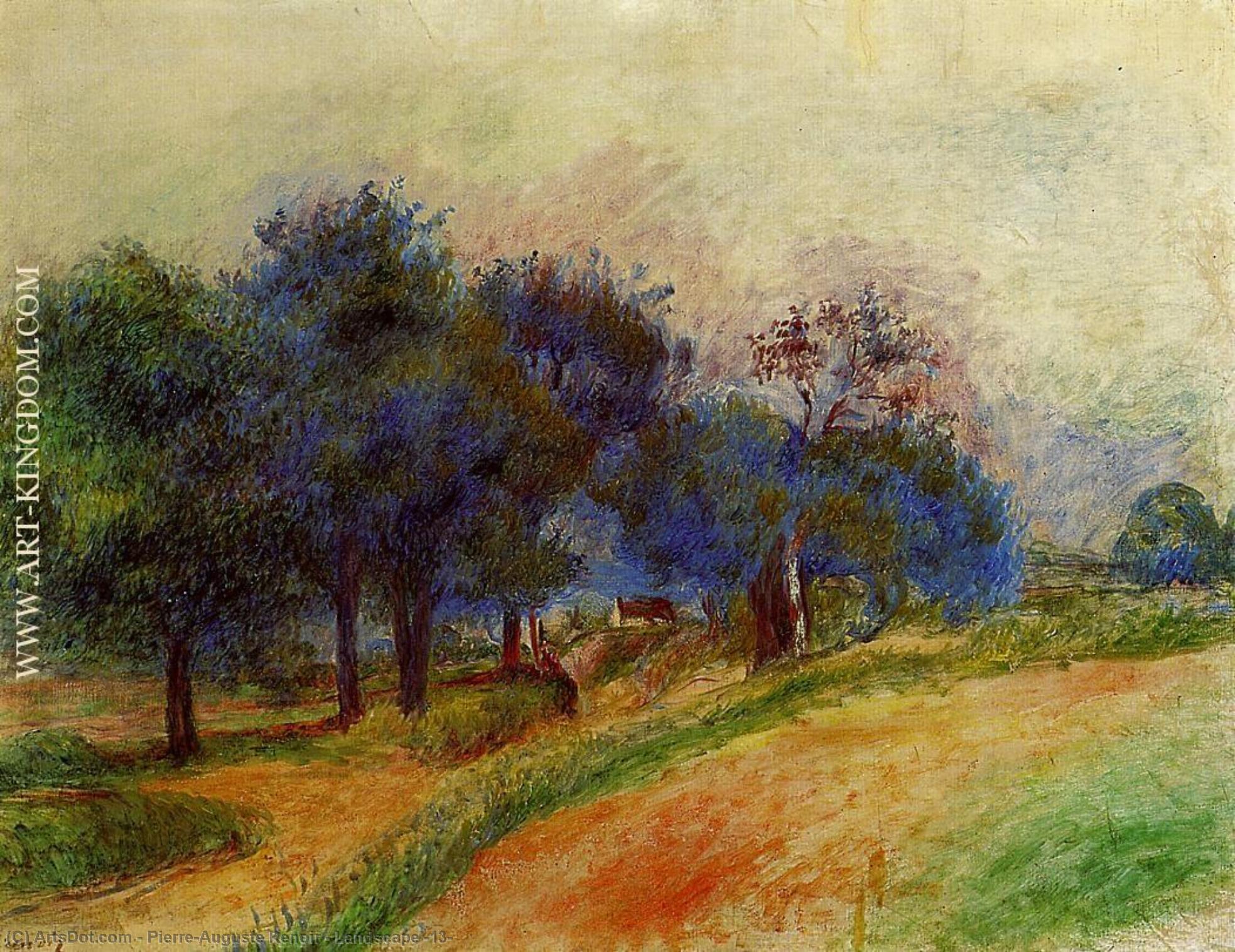 Wikioo.org - The Encyclopedia of Fine Arts - Painting, Artwork by Pierre-Auguste Renoir - Landscape (13)