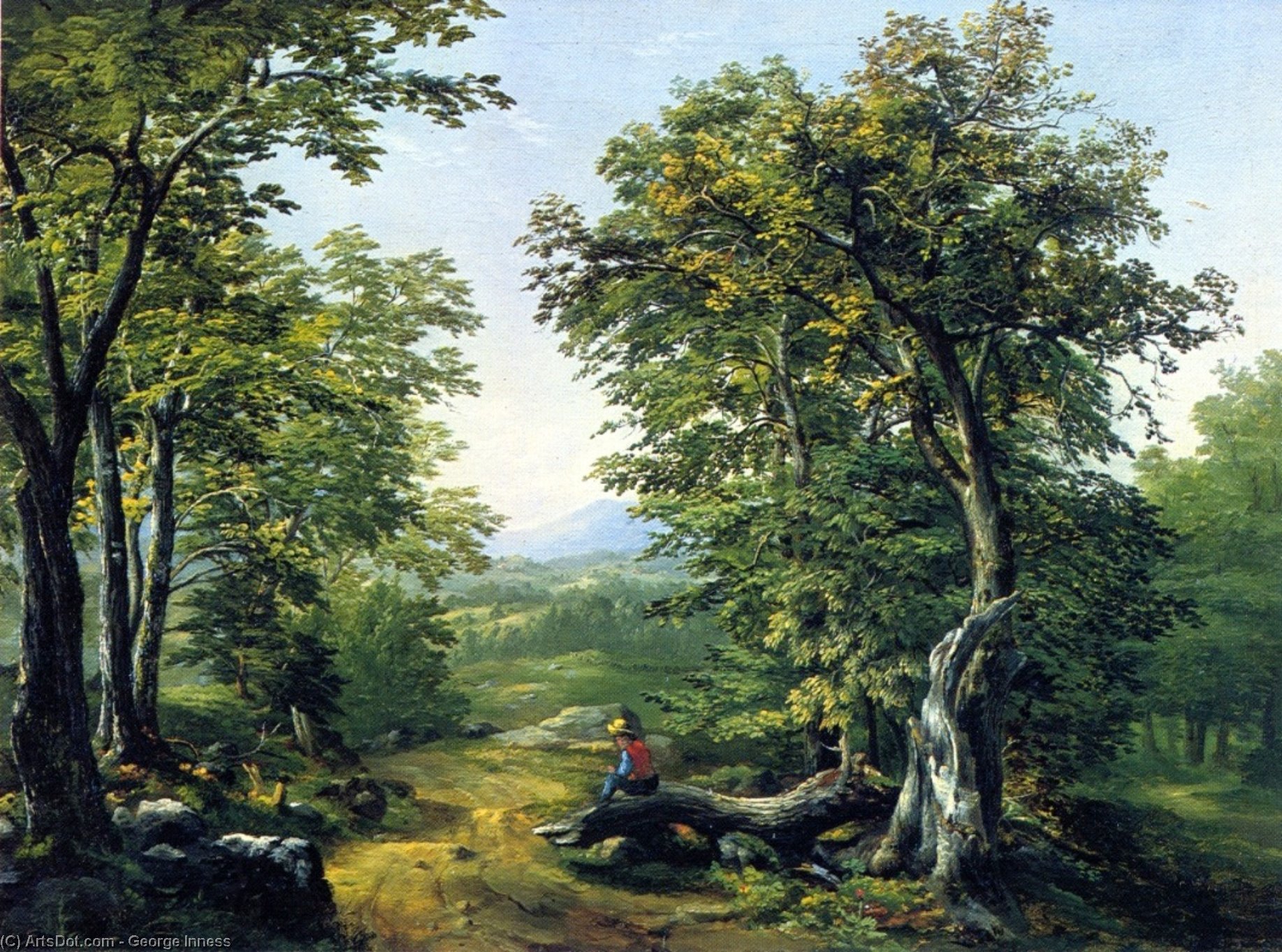 WikiOO.org - دایره المعارف هنرهای زیبا - نقاشی، آثار هنری George Inness - Landscape