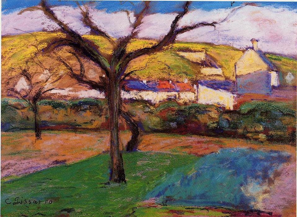WikiOO.org - Encyclopedia of Fine Arts - Maalaus, taideteos Camille Pissarro - Landscape