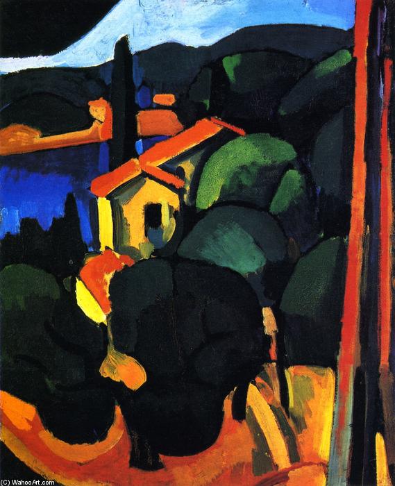 Wikioo.org - The Encyclopedia of Fine Arts - Painting, Artwork by André Derain - Landscape at Cassis