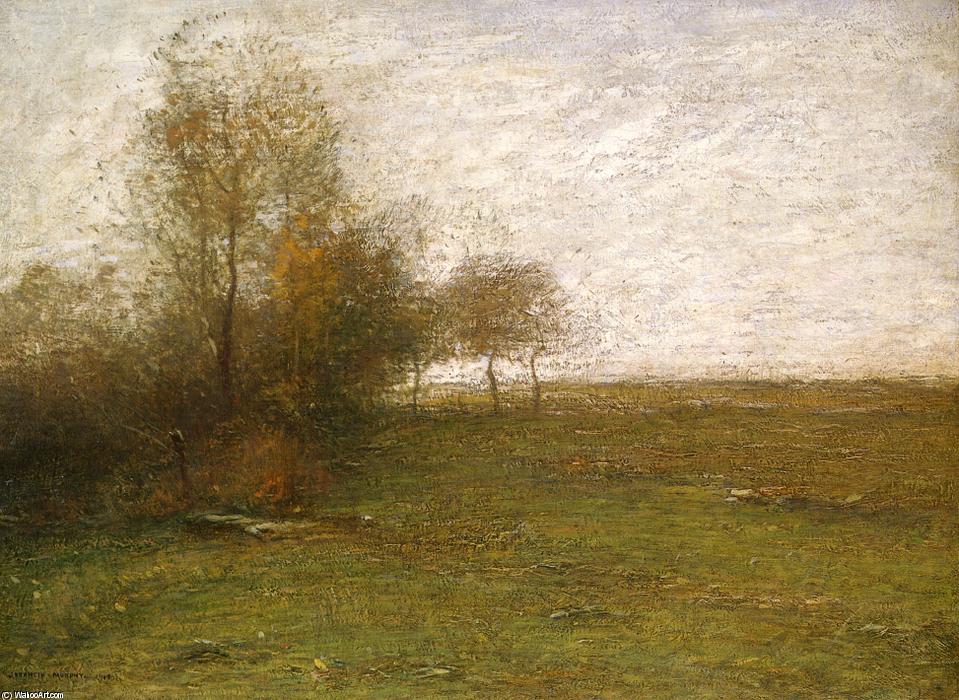 WikiOO.org - Güzel Sanatlar Ansiklopedisi - Resim, Resimler Paul De Longpre - Landscape at Feu de Broussailles