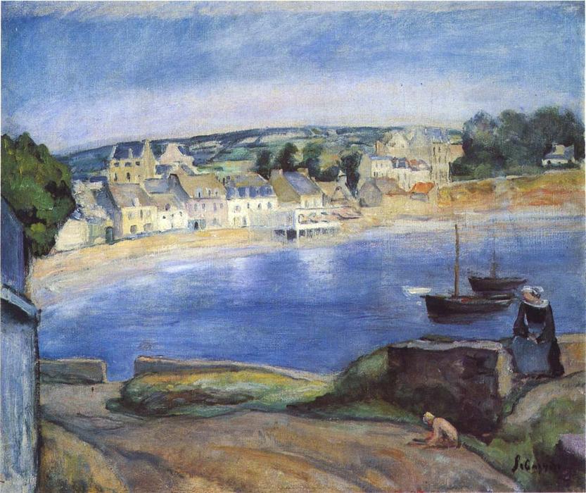 Wikioo.org - The Encyclopedia of Fine Arts - Painting, Artwork by Henri Lebasque - Landscape in Britain at Miget