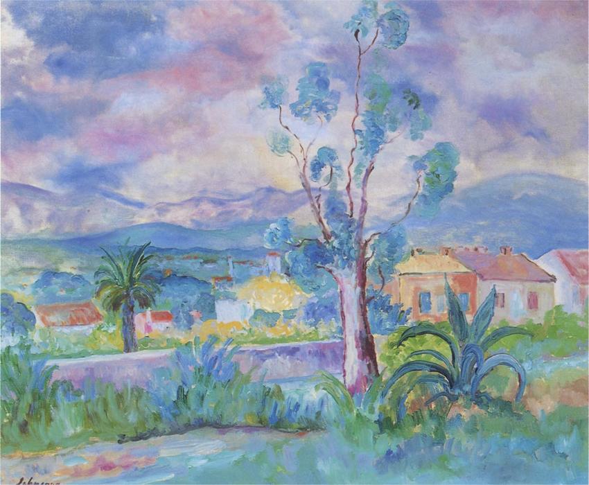 Wikioo.org - The Encyclopedia of Fine Arts - Painting, Artwork by Henri Lebasque - Landscape in Provence