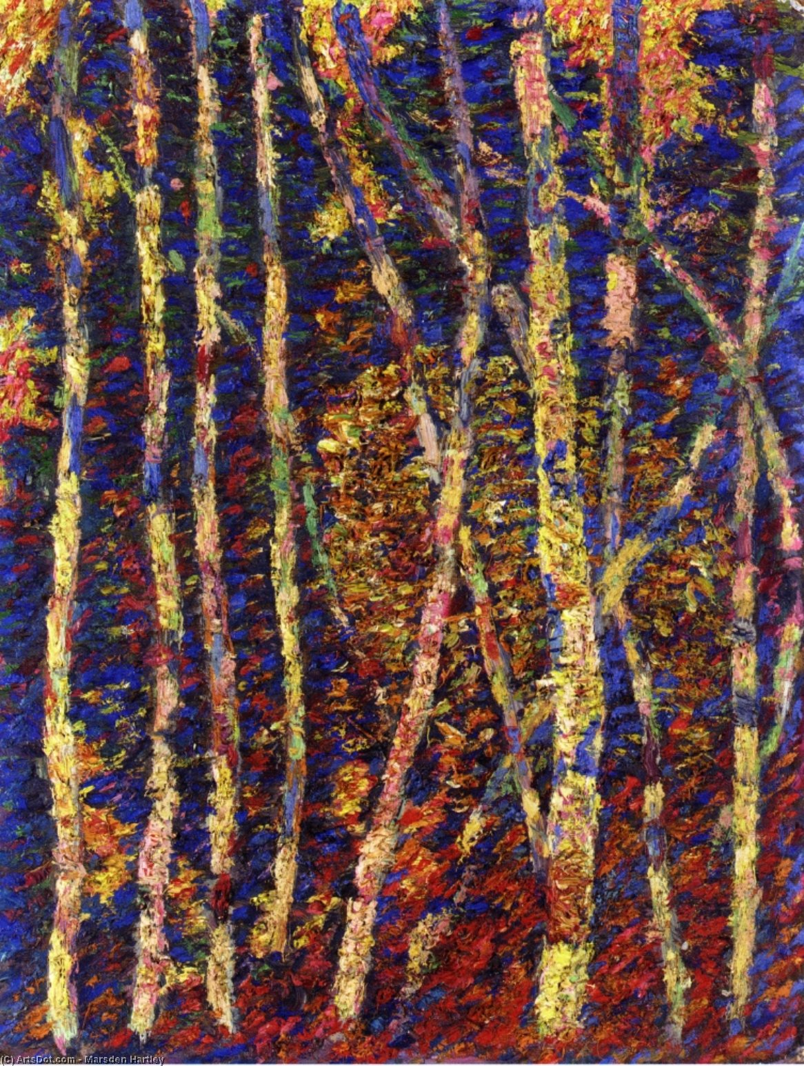 WikiOO.org - Енциклопедія образотворчого мистецтва - Живопис, Картини
 Marsden Hartley - Landscape No. 27