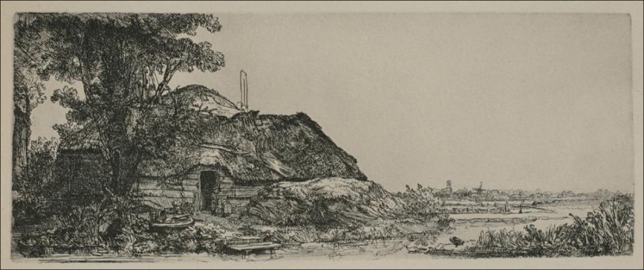 WikiOO.org - Енциклопедия за изящни изкуства - Живопис, Произведения на изкуството Rembrandt Van Rijn - A Large Landscape with a Mill-Sail