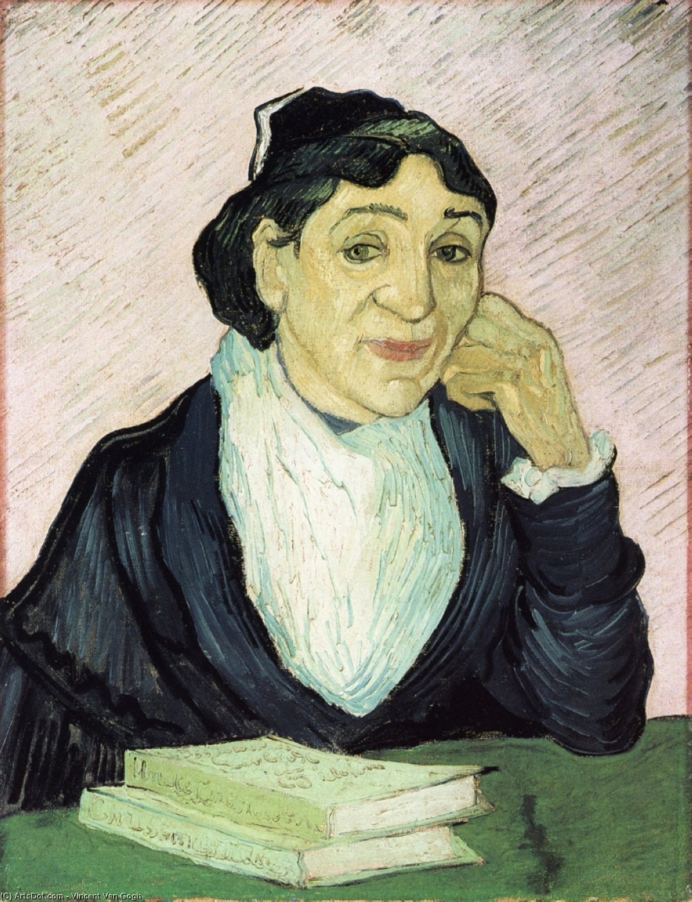 Wikioo.org - The Encyclopedia of Fine Arts - Painting, Artwork by Vincent Van Gogh - L'Arlesienne, Portrait of Madame Ginoux